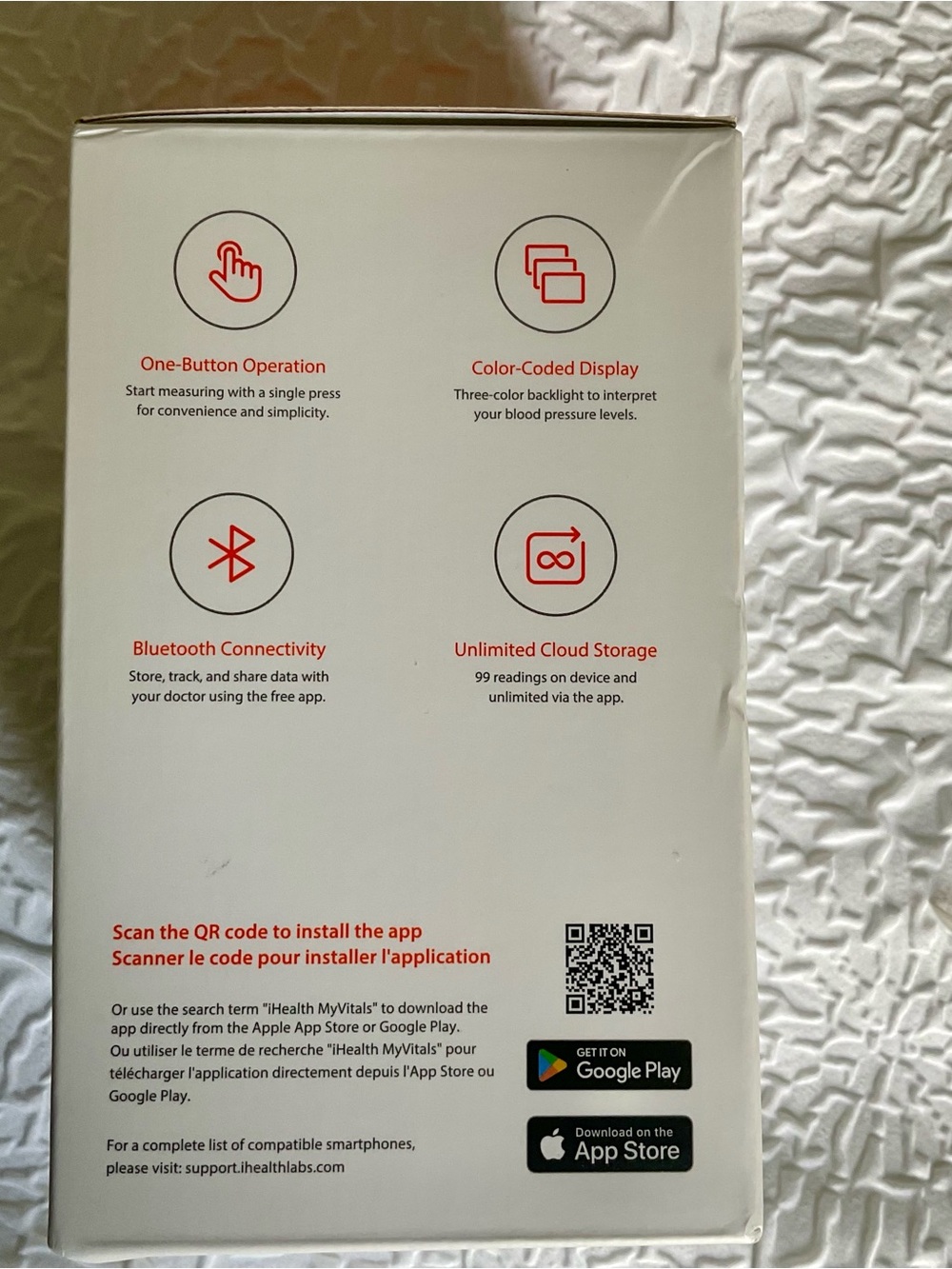 NIB iHealth Track Connected Blood Pressure Monitor - Picture 2 of 6